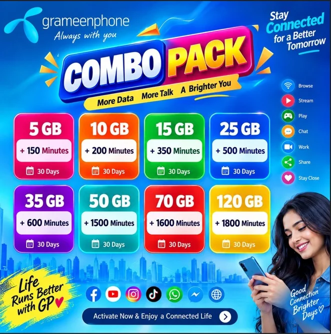 GRAMEEN PHONE COMBO PACK